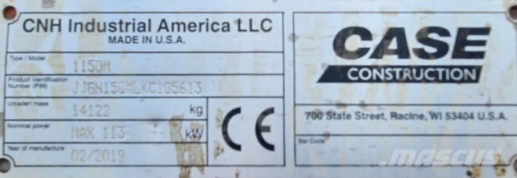 CASE 1150 M المسارات والسلاسل والهيكل السفلي