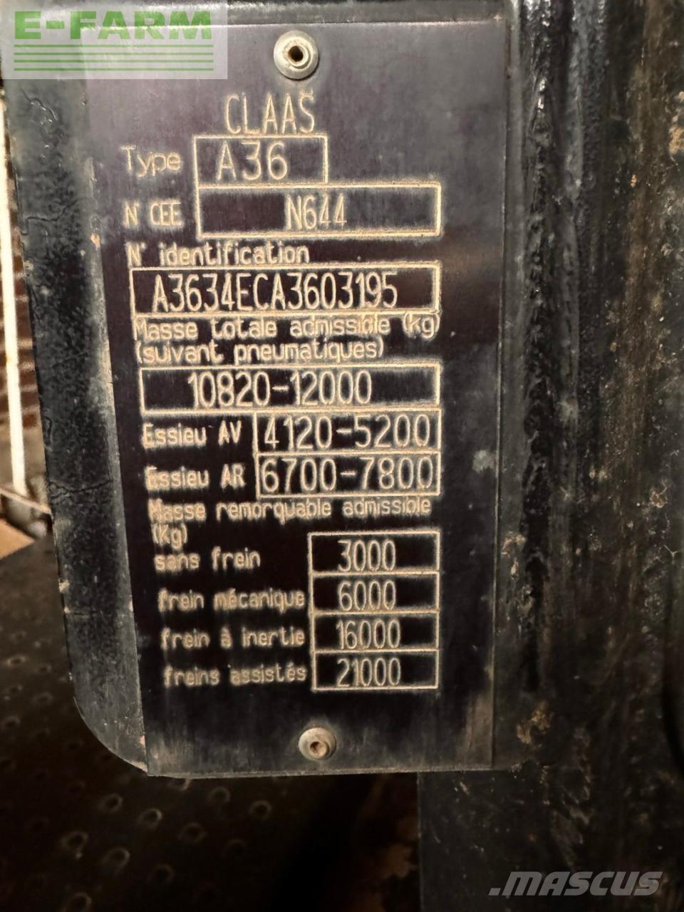 CLAAS ARION 650 الجرارات