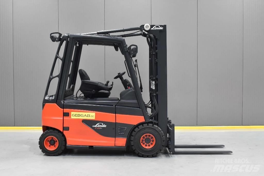 Linde E 25-01 شاحنات ذات رافعات شوكية تعمل بالكهرباء