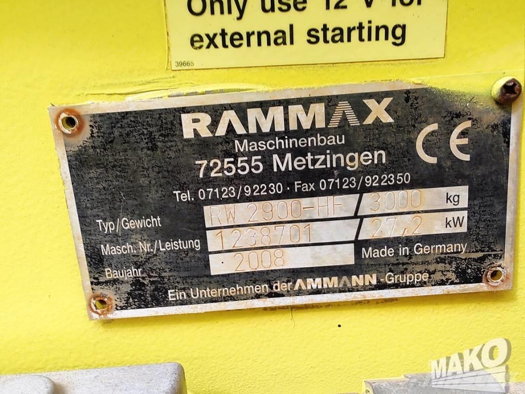 Rammax RW 2900 مداحل ثنائية الاسطوانة