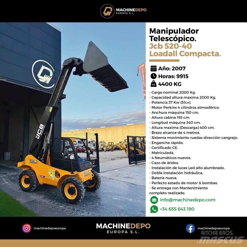 JCB 520-40 مناولات متداخلة