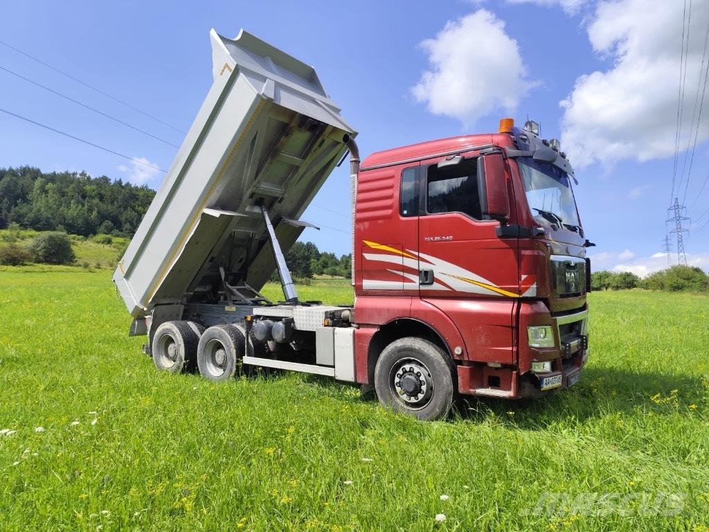 MAN TGX 26.540 شاحنات قلابة