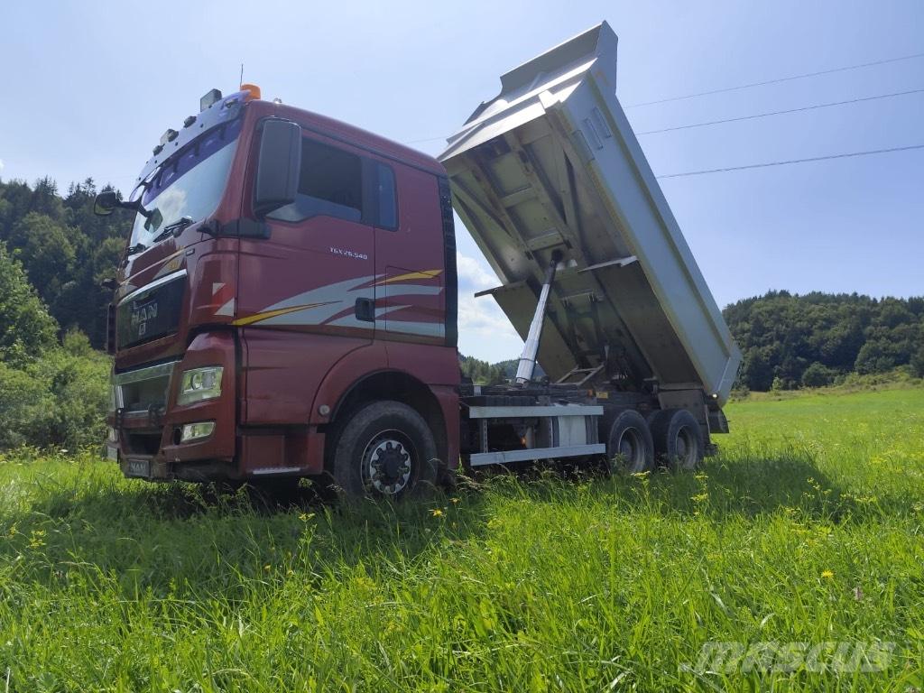 MAN TGX 26.540 شاحنات قلابة