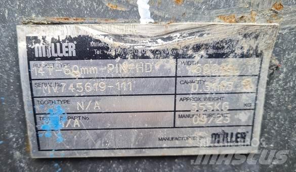  2' BUCKET, 60mm PINS دلاء