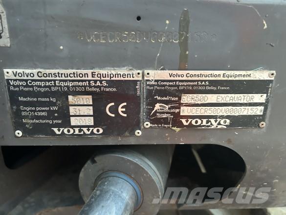 Volvo ECR50D معدات البناء - غير ذلك