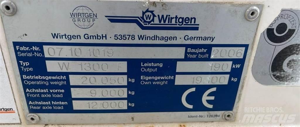 Wirtgen W 1300 F ماكينات الكشط البارد للأسفلت