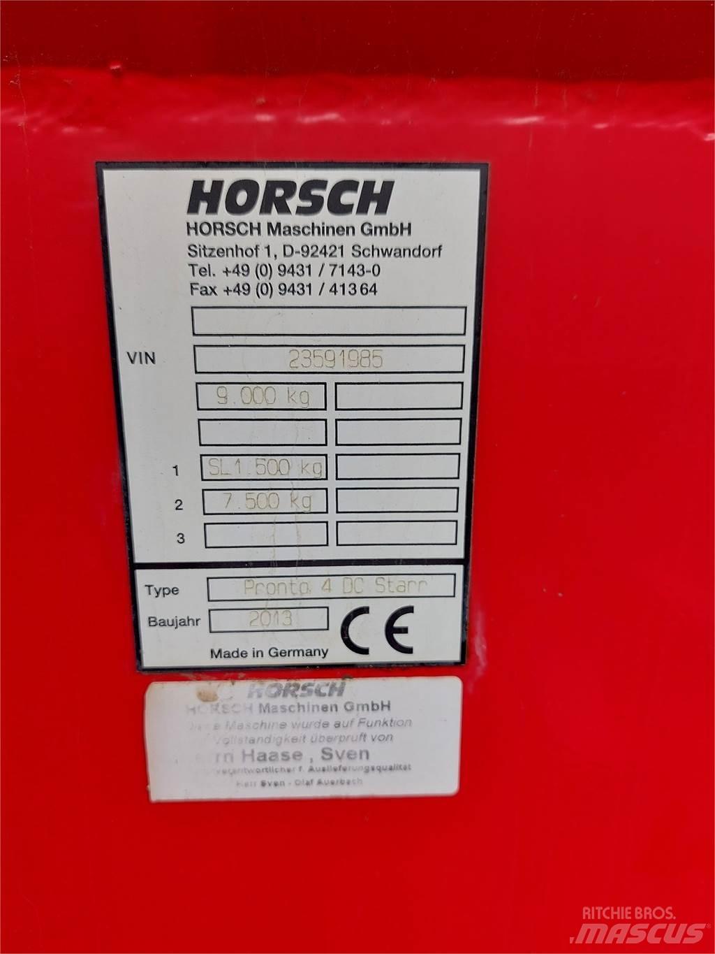 Horsch Pronto 4DC ماكينات وملحقات زراعة أخرى