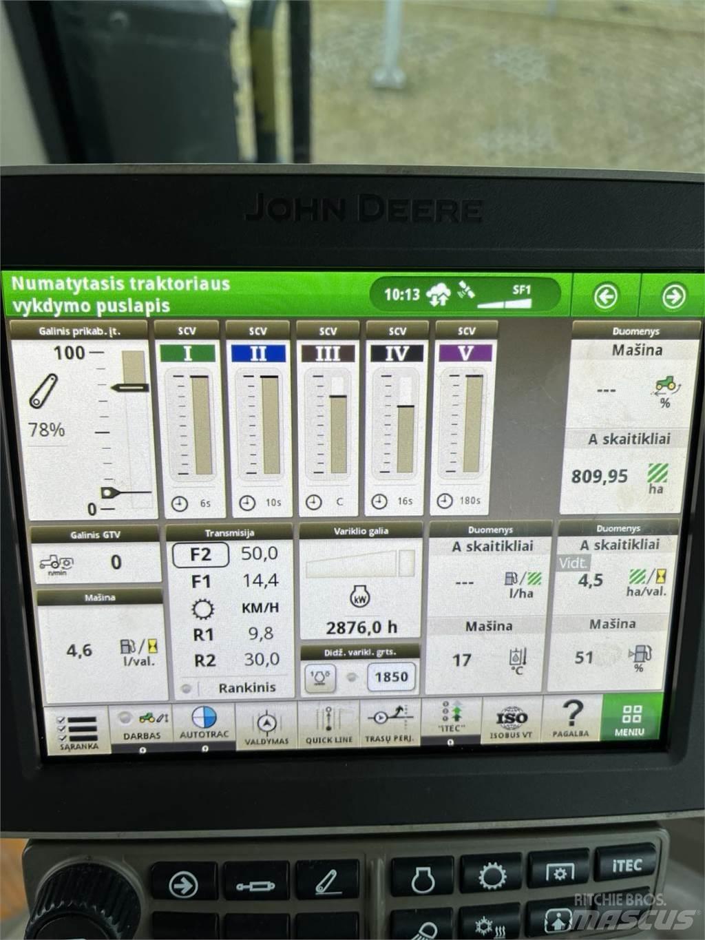 John Deere 8R410 الجرارات