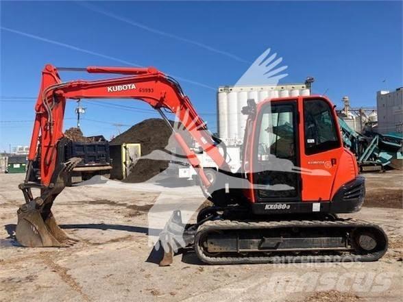 Kubota KX080-3 حفارات زحافة