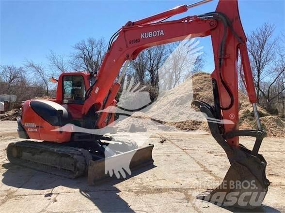 Kubota KX080-3 حفارات زحافة