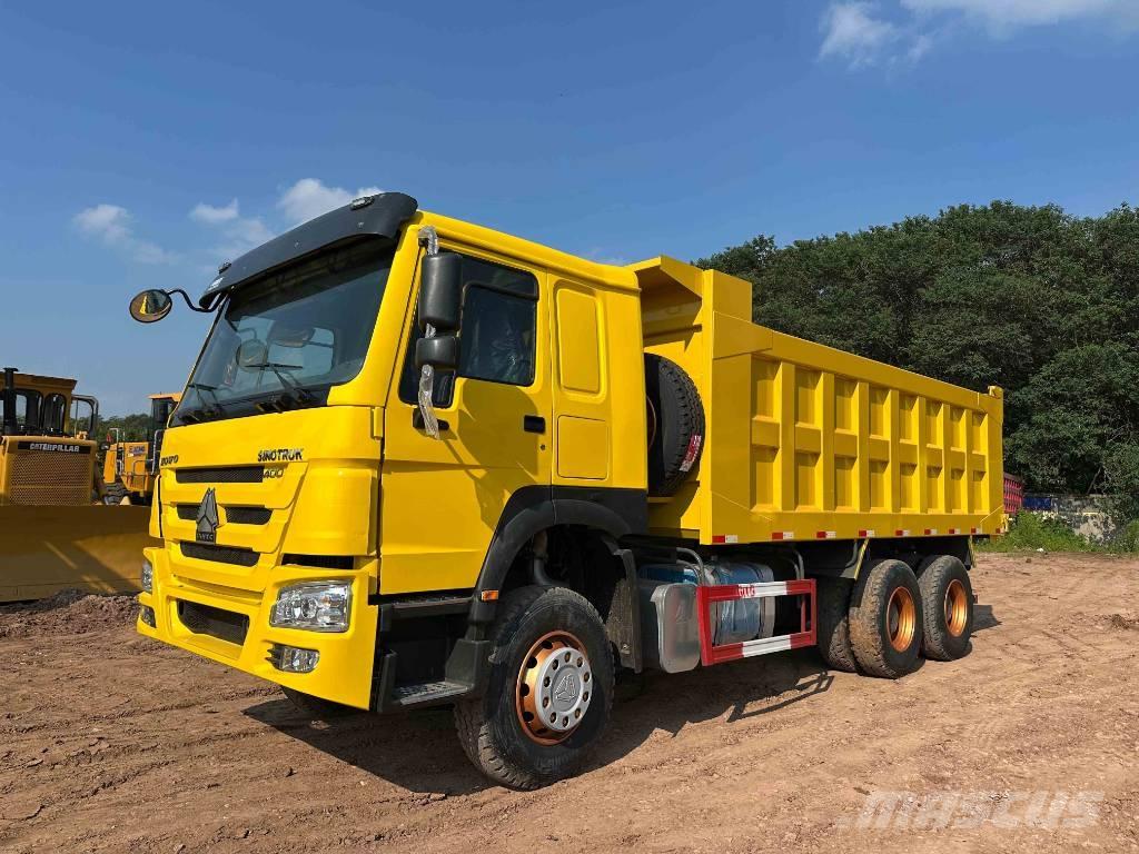 Sinotruk HOWO 400HP شاحنات قلابة