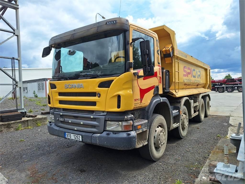 Scania P 380 8X4 شاحنات قلابة