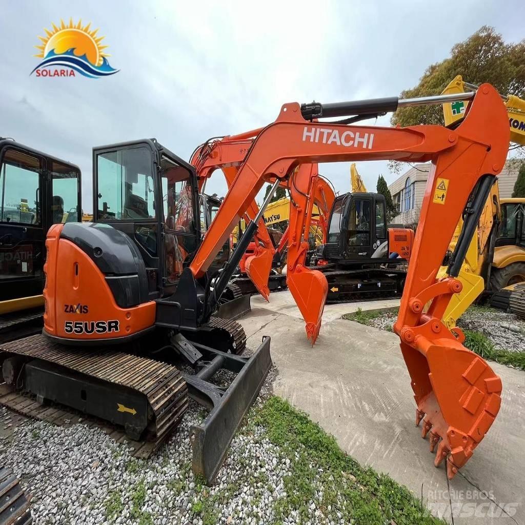 Hitachi zx55USR حفارات صغيرة أقل من 7 طن (حفارات صغيرة)