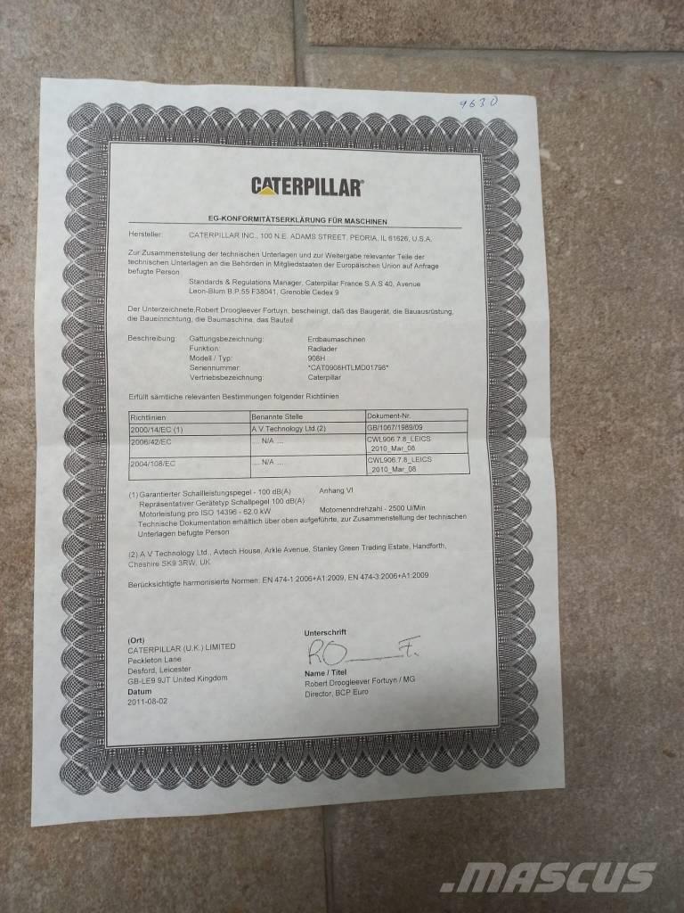 CAT 908 H لوادر بعجل