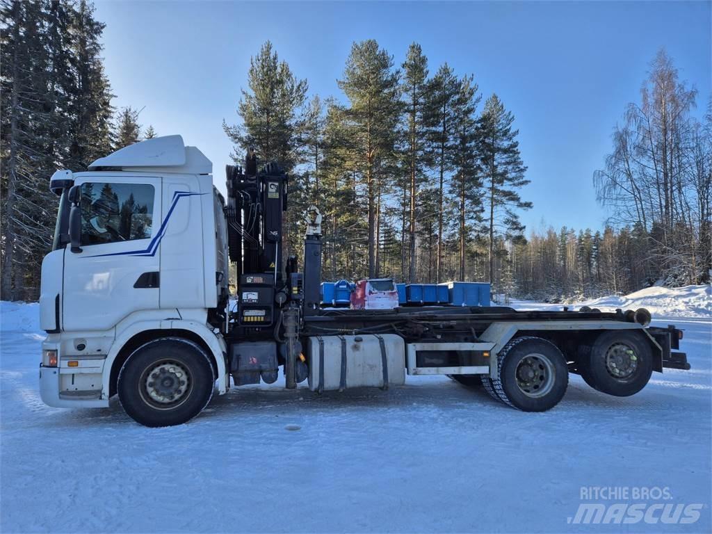 Scania R420 شاحنات الرافعات