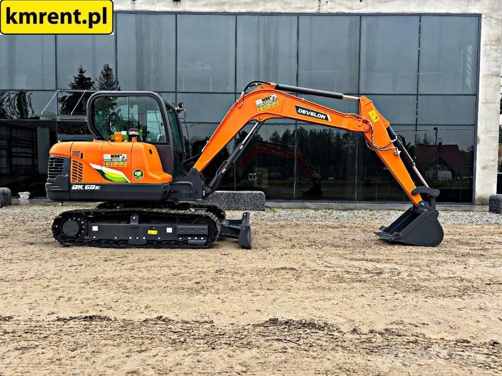 Develon DX 60 E-10 N حفارات صغيرة أقل من 7 طن (حفارات صغيرة)