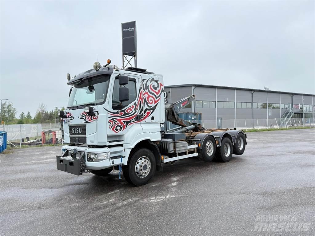 Sisu R500 E13M 8x4 شاحنات الرافعات الخطافية