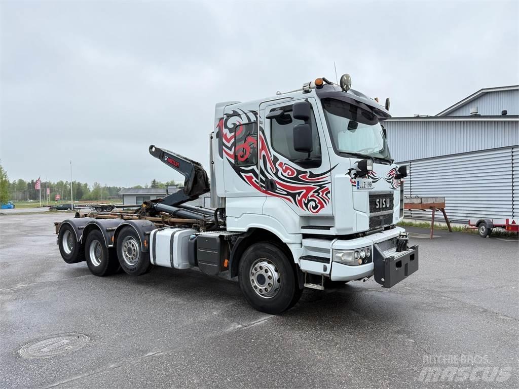 Sisu R500 E13M 8x4 شاحنات الرافعات الخطافية