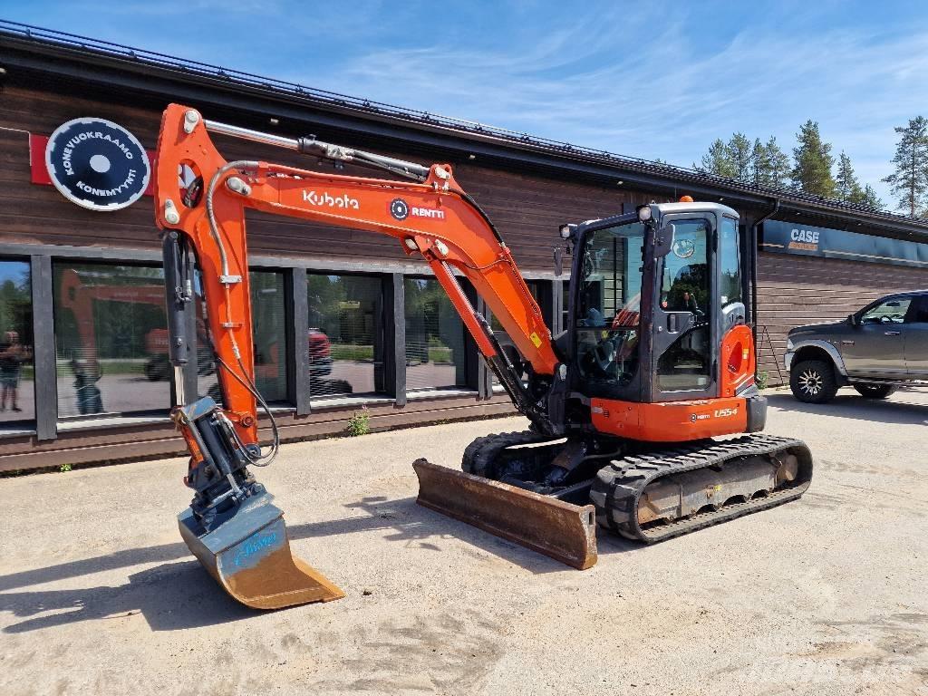 Kubota U 55-4 حفارات صغيرة أقل من 7 طن (حفارات صغيرة)