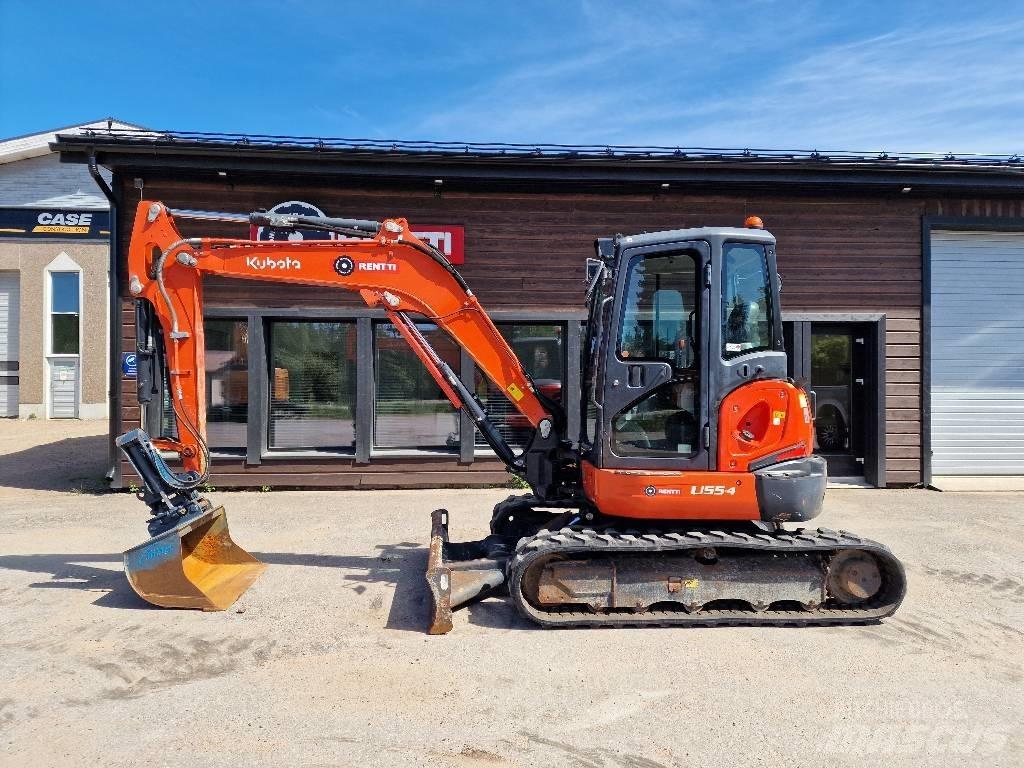 Kubota U 55-4 حفارات صغيرة أقل من 7 طن (حفارات صغيرة)