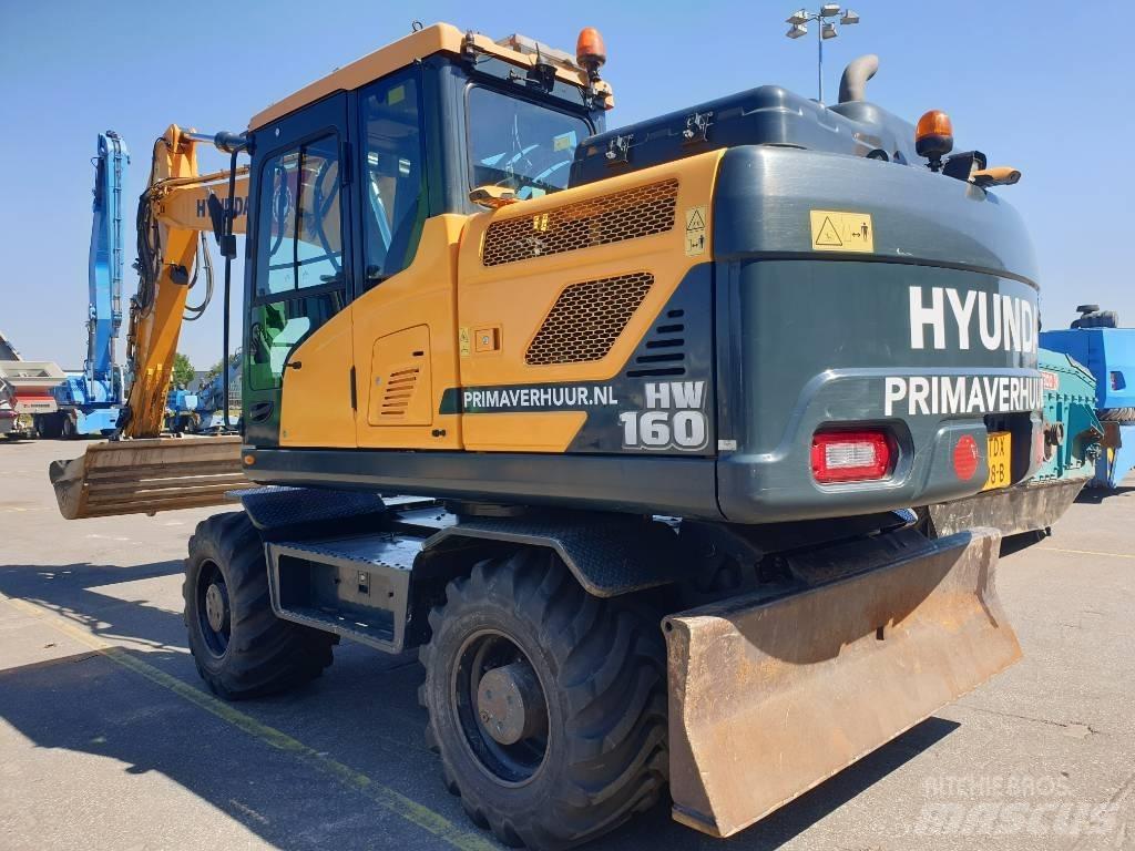 Hyundai HW160 حفارات بعجل