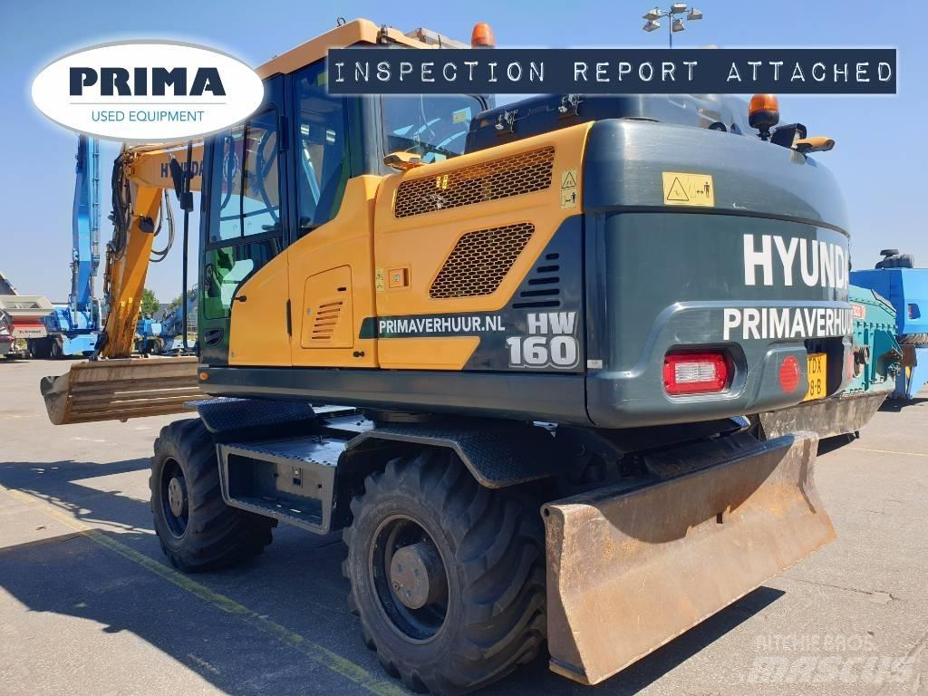 Hyundai HW160 حفارات بعجل