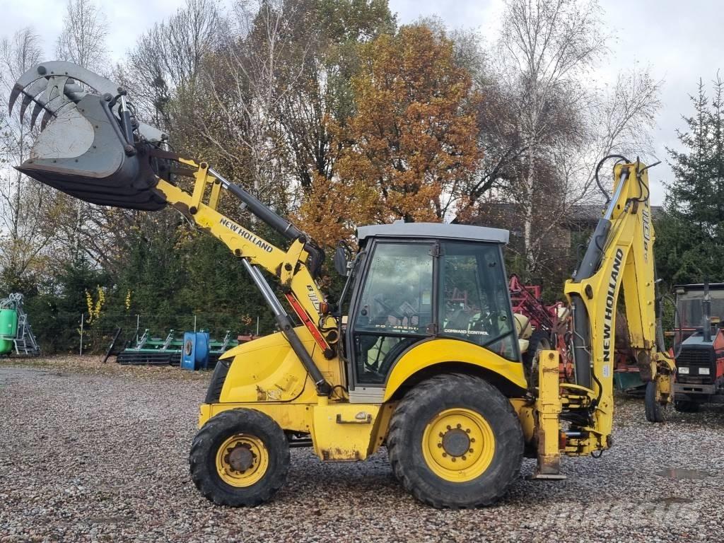 New Holland B 110 لوادر ذات جرافات عكسية