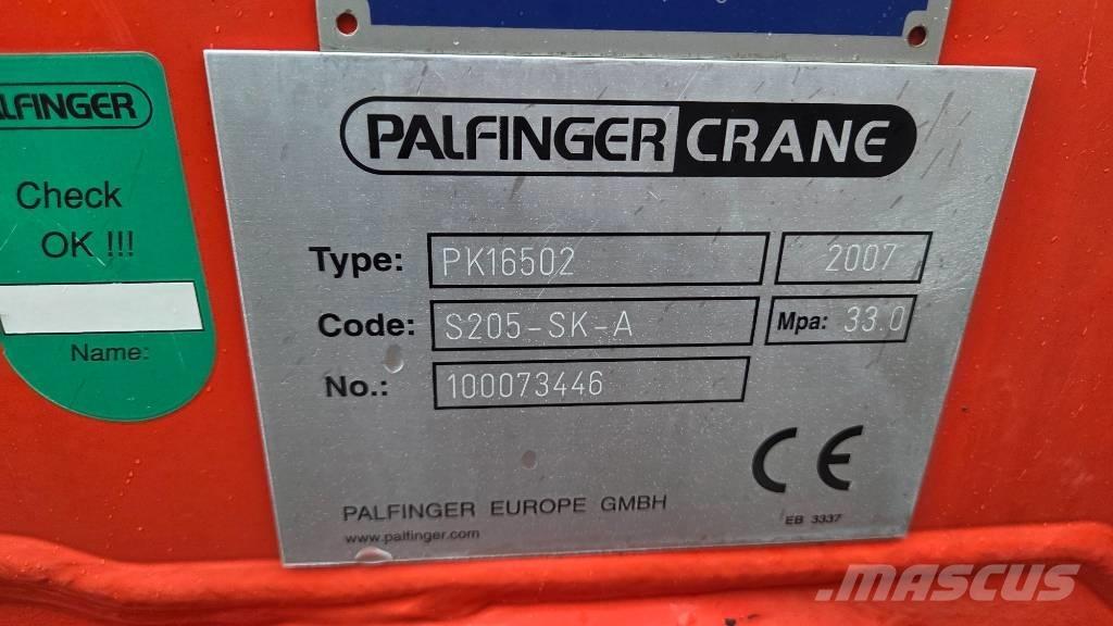 Palfinger PK 16502 رافعات تحميل