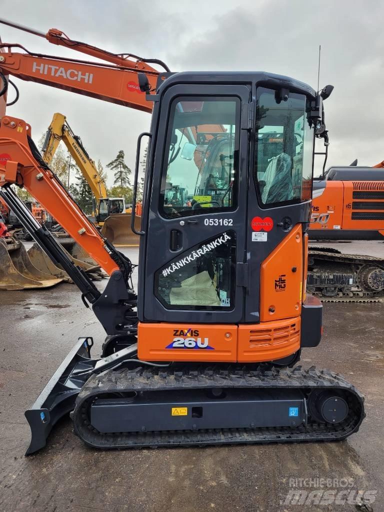 Hitachi ZX 26 U-6 حفارات صغيرة أقل من 7 طن (حفارات صغيرة)