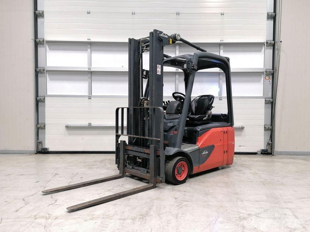 Linde E16-02 شاحنات ذات رافعات شوكية تعمل بالكهرباء