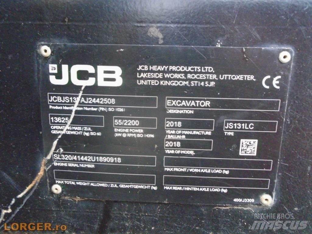 JCB JS 131 LC حفارات زحافة