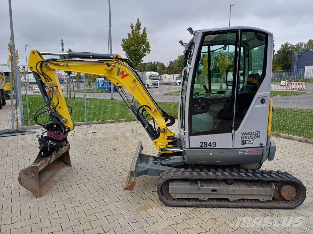 Wacker Neuson EZ26 حفارات زحافة
