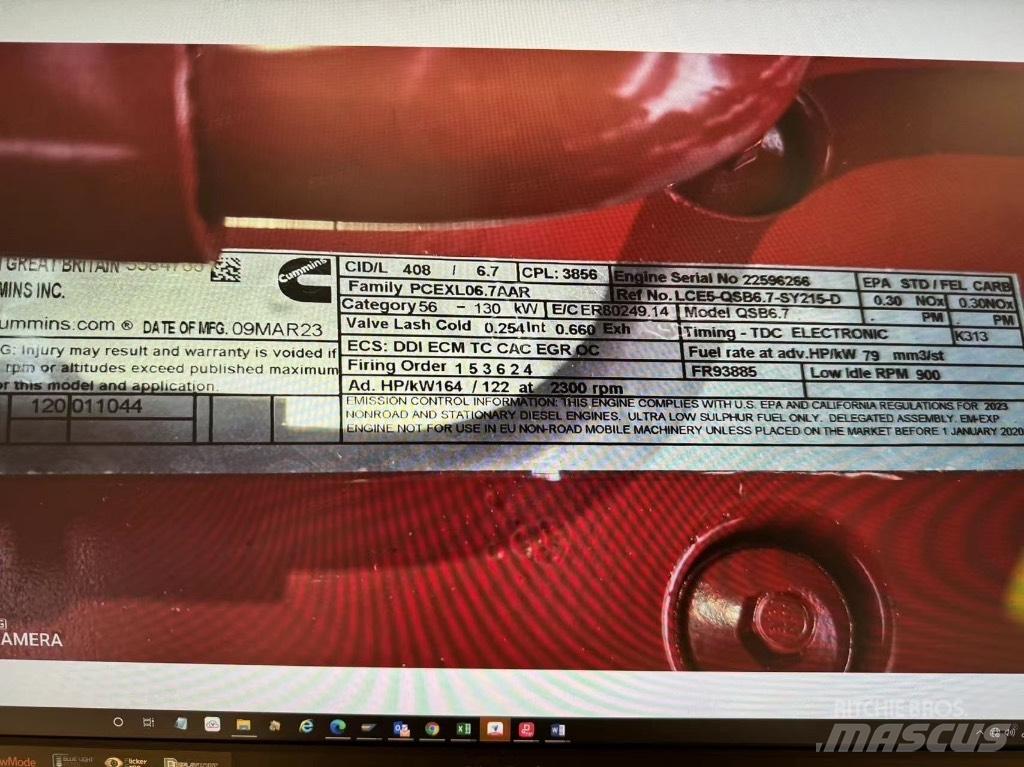 Cummins QSB6.7C-T4 أخرى