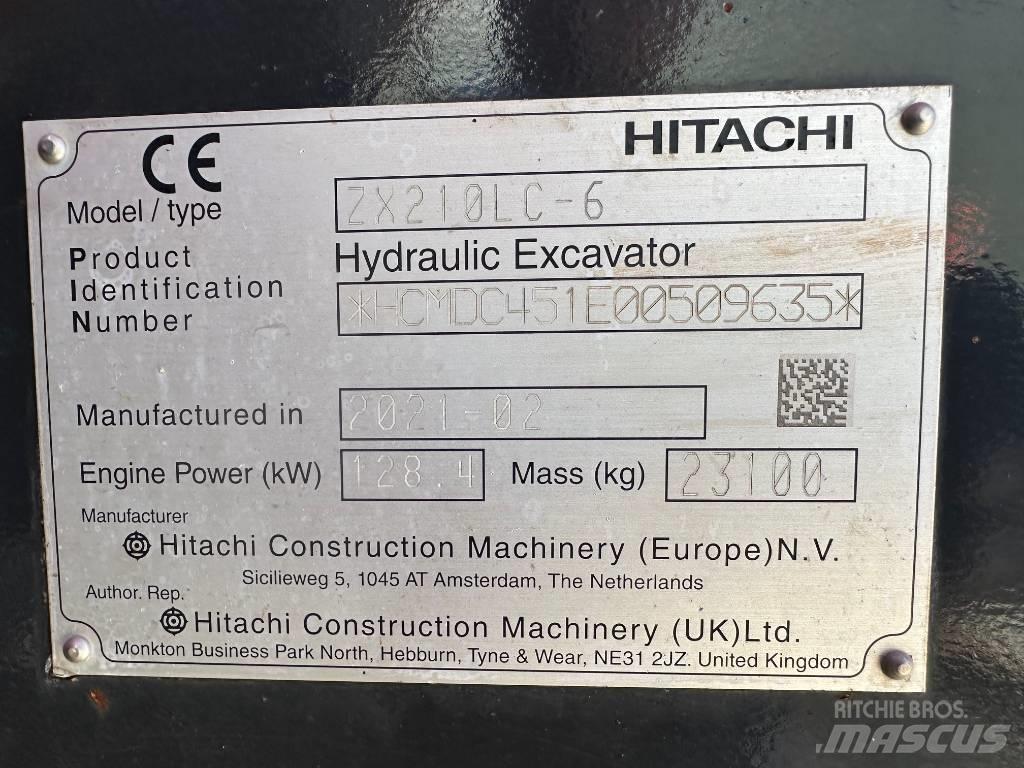 Hitachi ZX 210 LC-6 حفارات زحافة