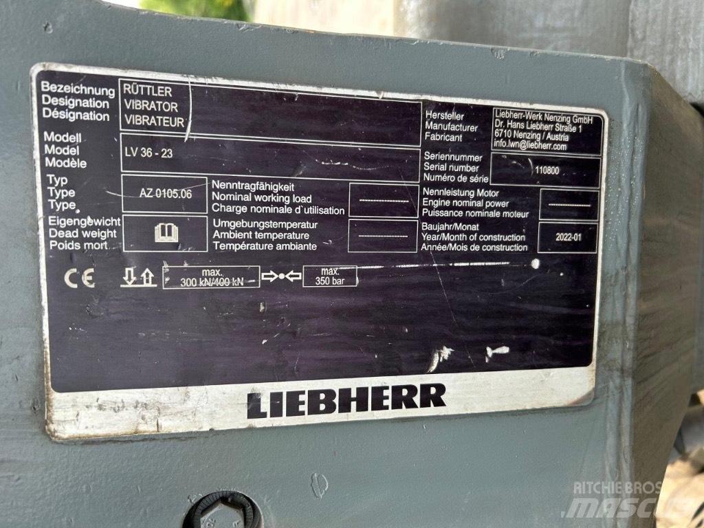 Liebherr LV36 دقاقات خوازيق هزازة
