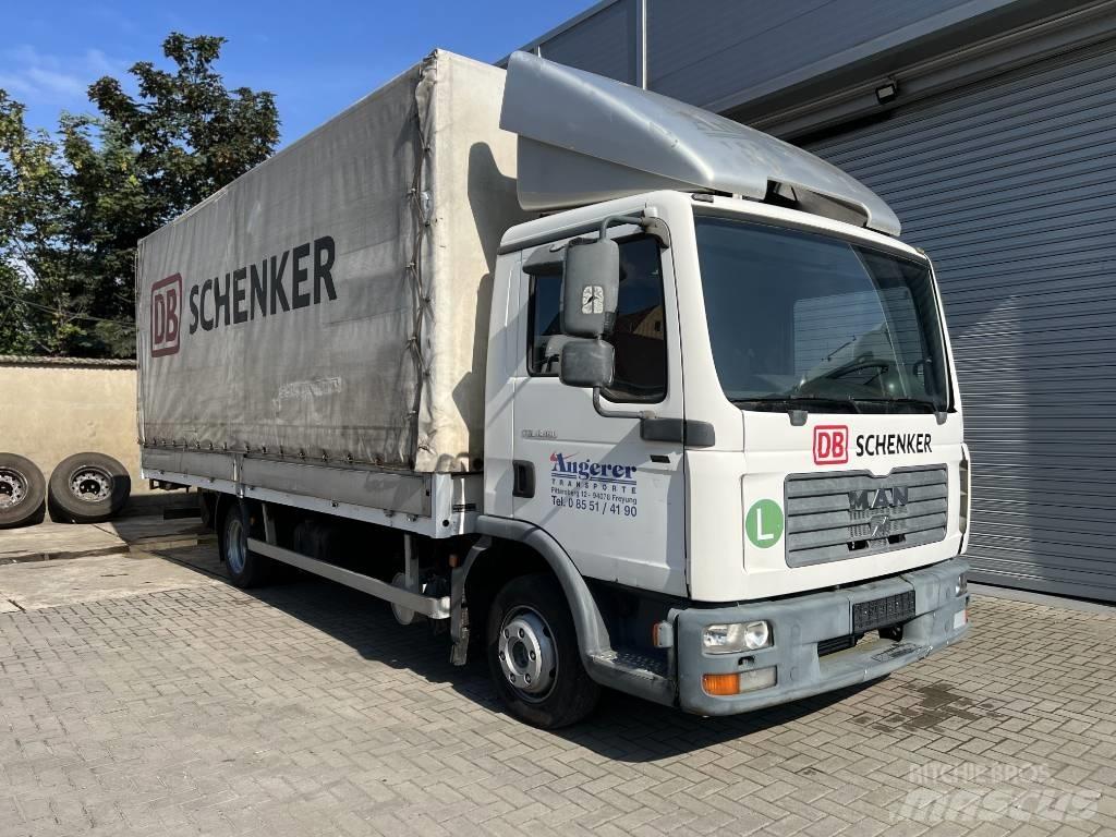 MAN TGL 8.180 شاحنات بغطاء جانبي