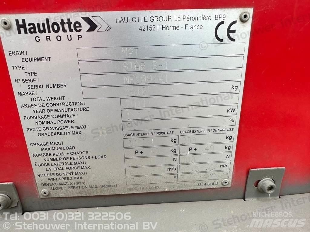 Haulotte STAR 8 رافعات ومنصات أخرى