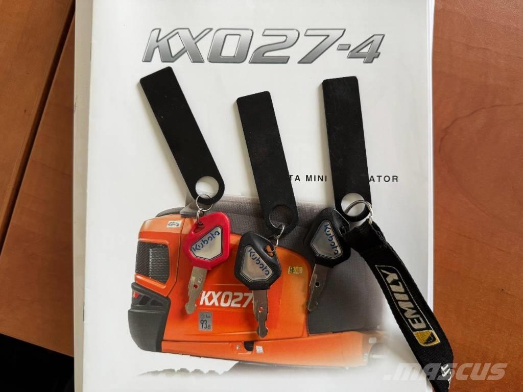 Kubota KX 027-4 حفارات صغيرة أقل من 7 طن (حفارات صغيرة)