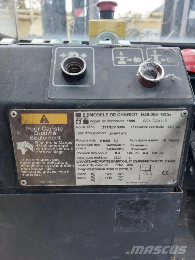 Hyster 48.00 E 16-CH مناولات حاويات