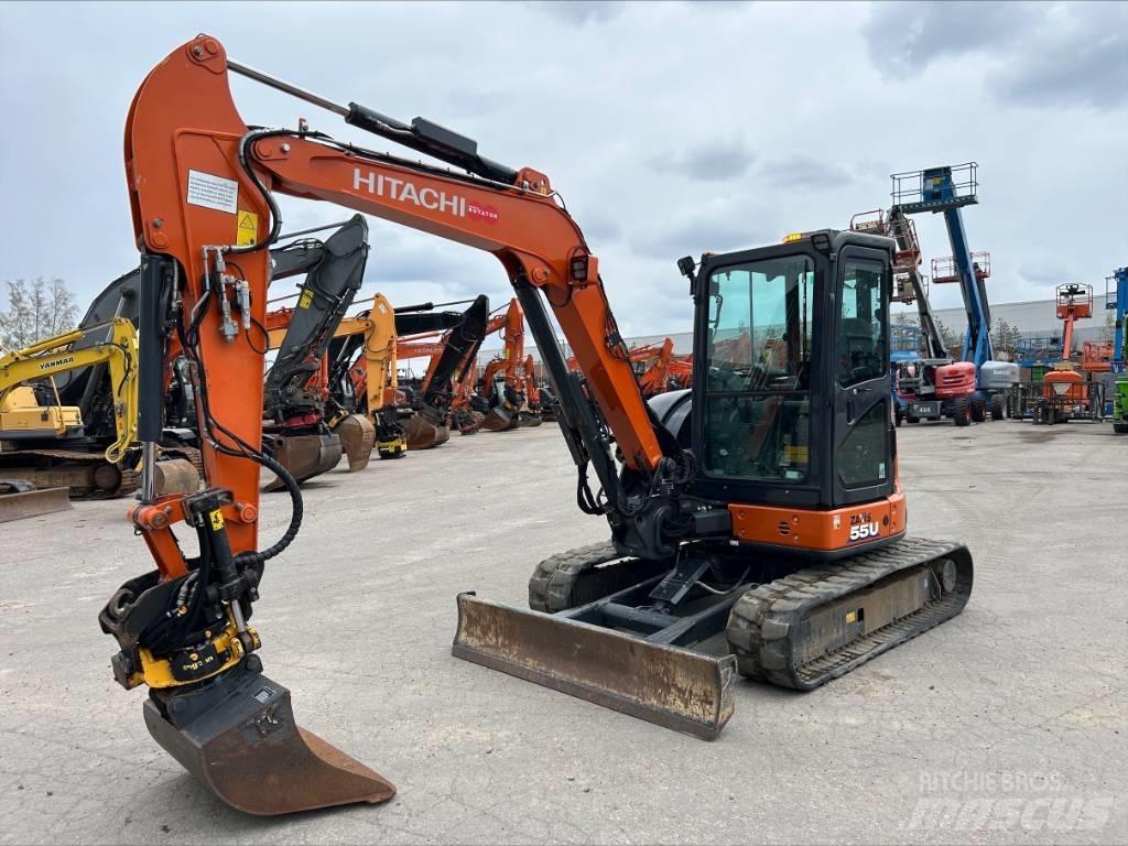 Hitachi ZX55U-6 حفارات صغيرة أقل من 7 طن (حفارات صغيرة)