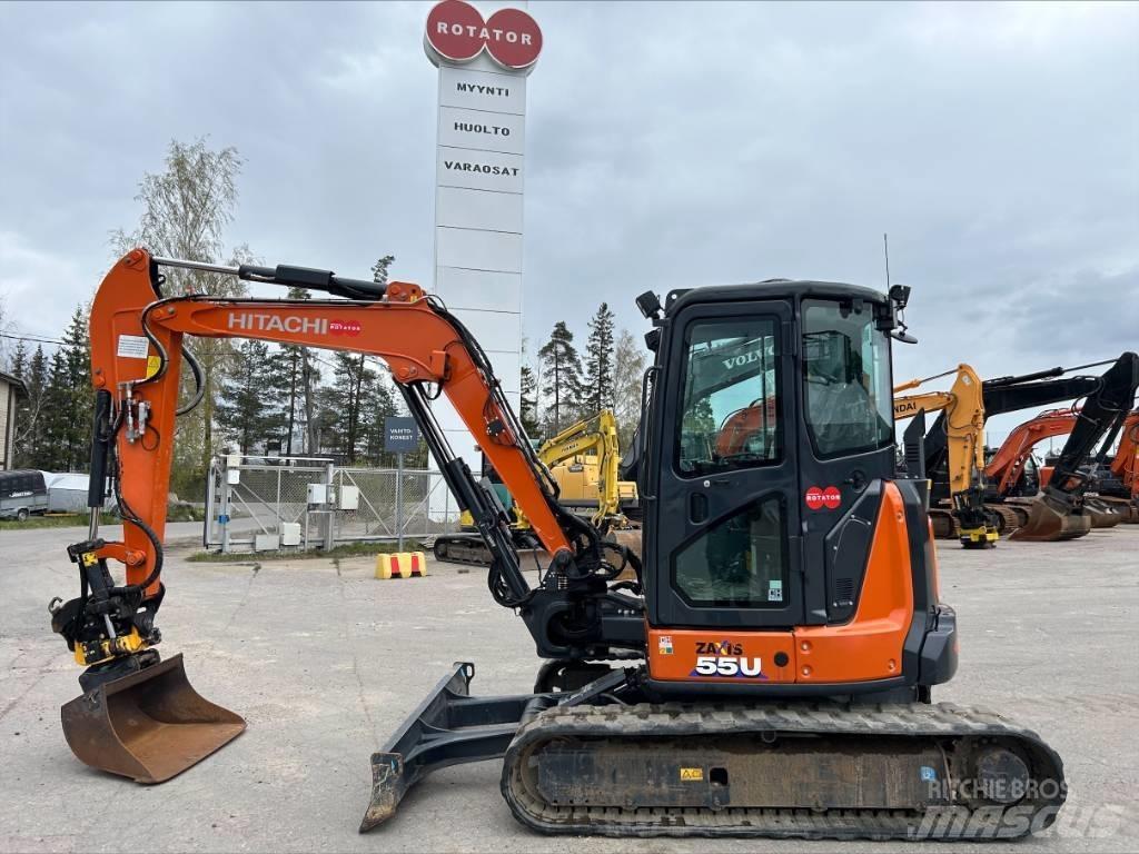 Hitachi ZX55U-6 حفارات صغيرة أقل من 7 طن (حفارات صغيرة)