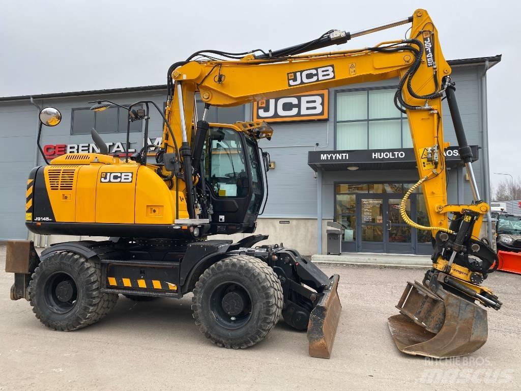 JCB JS145W TAB T4F حفارات بعجل