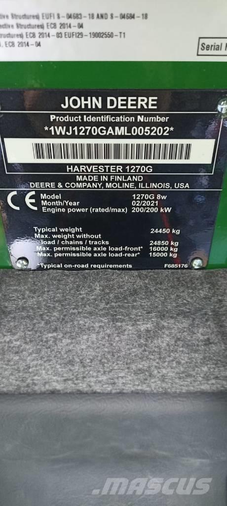John Deere 1270 G حصادات