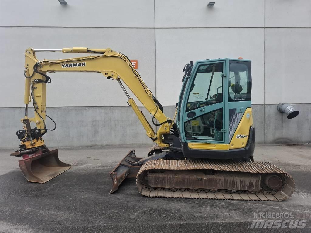 Yanmar Vio 80-1A حفارات وسط 7 طن - 12 طن