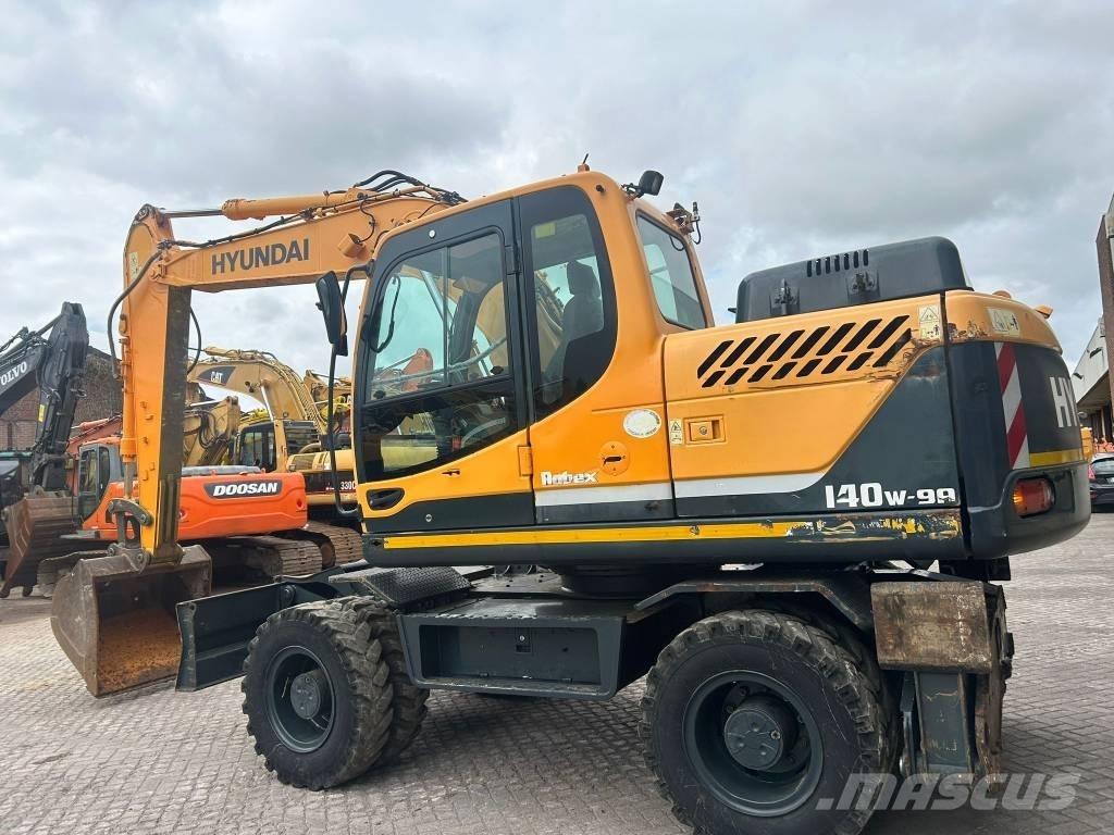 Hyundai 140W-9A حفارات بعجل
