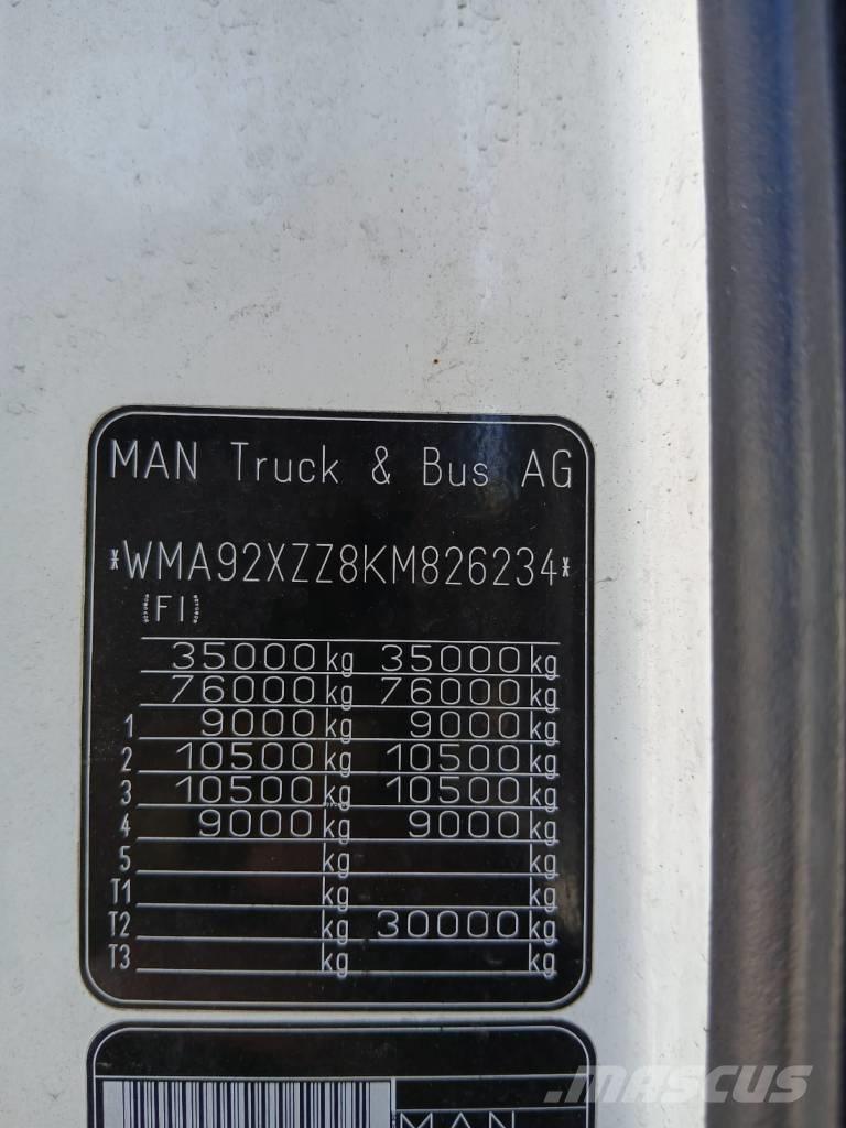 MAN TGX 35.580 مركبات النقل