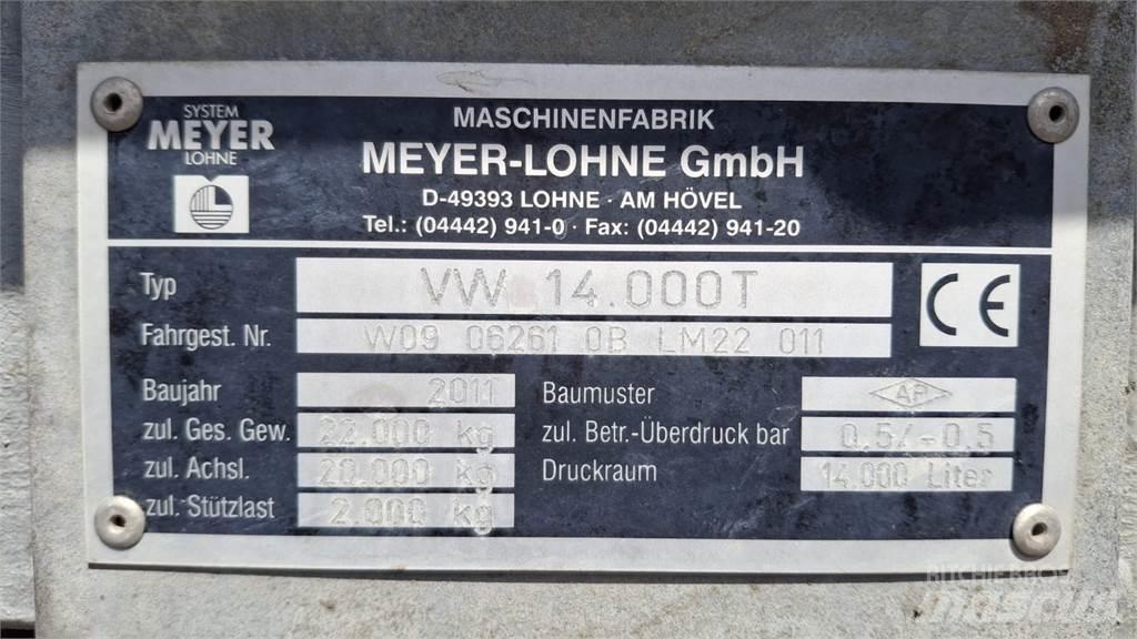 Meyer VW 14.000T معدات توزيع السماد العضوي
