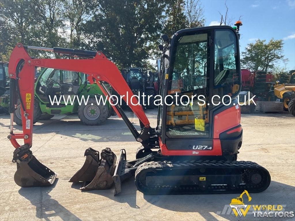 Kubota U 27-4 حفارات صغيرة أقل من 7 طن (حفارات صغيرة)
