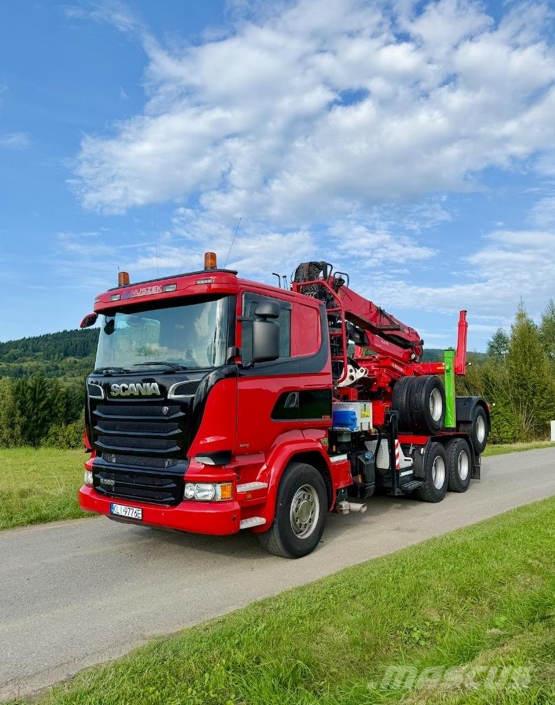 Scania R580 V8 6x4 شاحنات ذات هيكل صندوقي