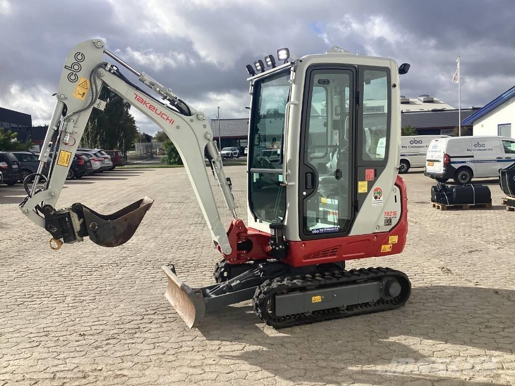 Takeuchi TB 216 حفارات صغيرة أقل من 7 طن (حفارات صغيرة)